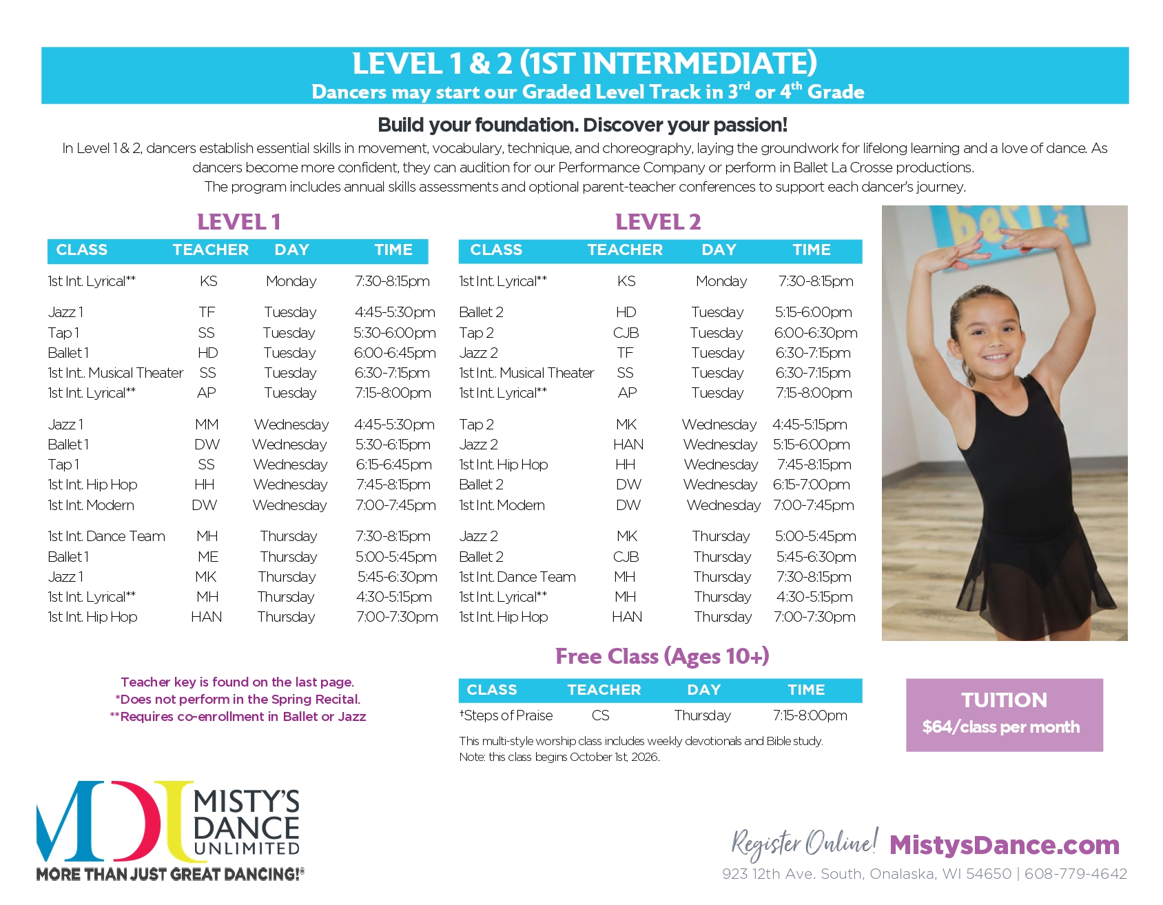 fall schedule