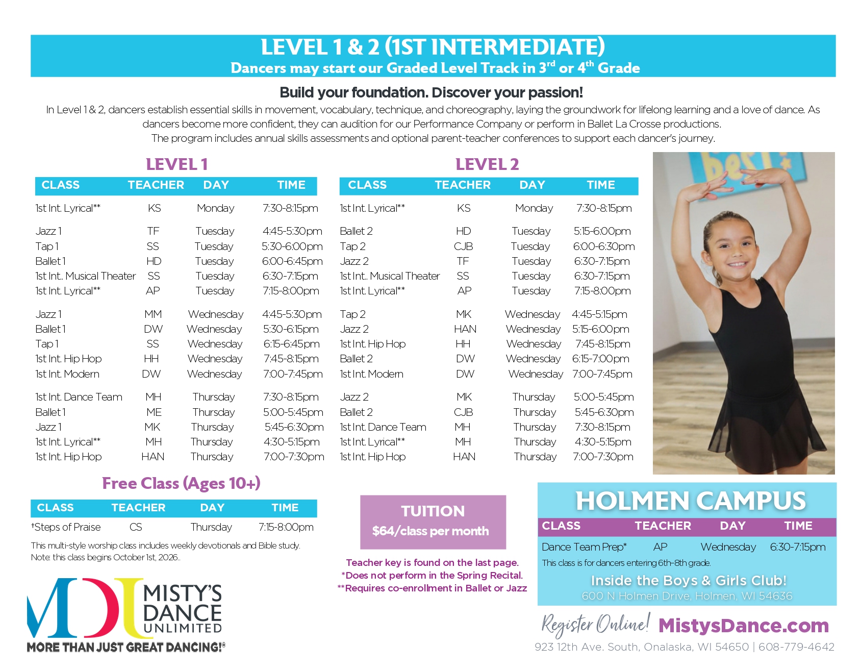 fall schedule
